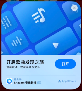 张湾苹果14维修站分享iPhone14音乐识别功能使用方法 