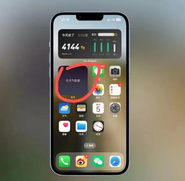 张湾苹果手机维修分享:iOS16主屏幕天气小组件无法正常工作怎么办？ 