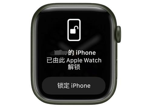 张湾苹果手机维修分享用 AppleWatch 解锁配备面容 ID 的 iPhone方法 