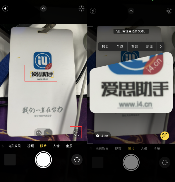 张湾苹果手机维修分享升级iOS 16后如何通过相机翻译文本 