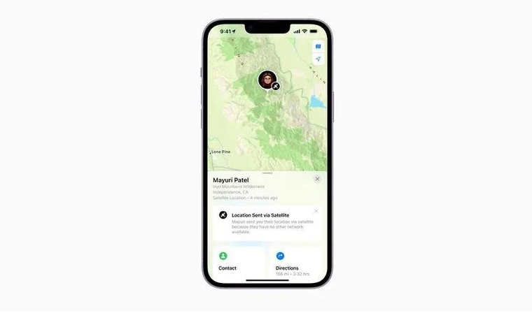 张湾苹果14维修分享iPhone14系列中 FindMy功能通过卫星分享位置方法教程 