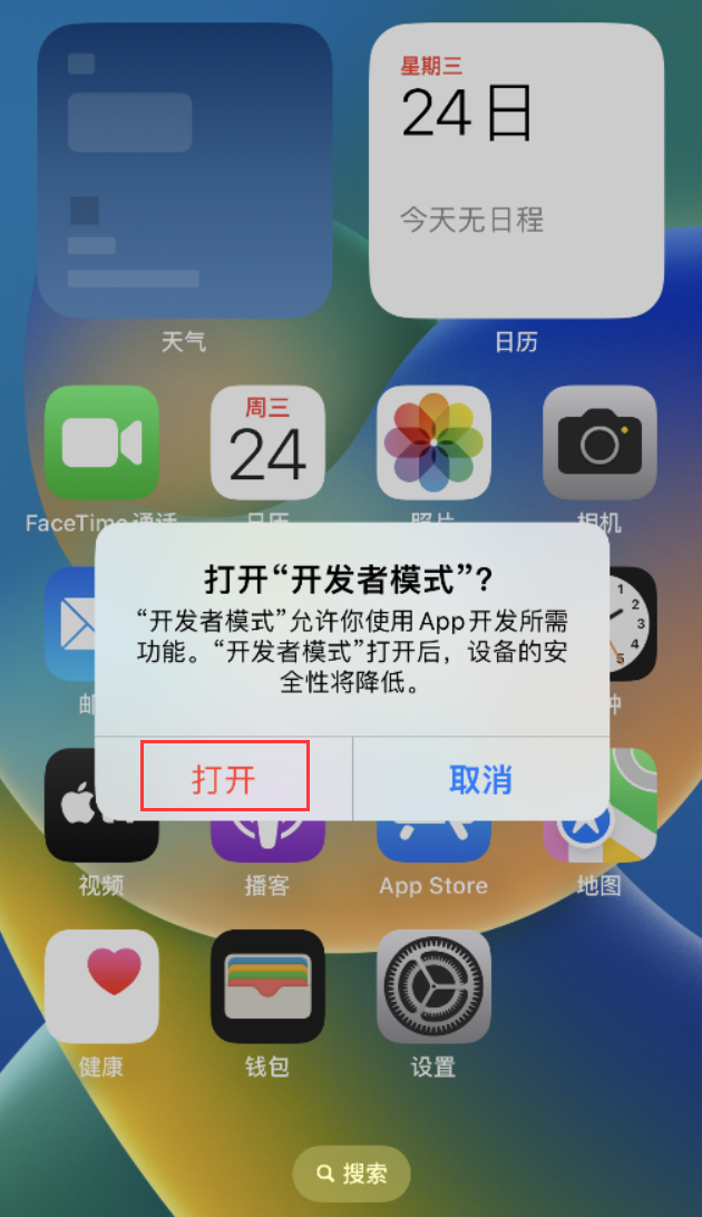 张湾苹果手机维修分享如何打开开发者模式 
