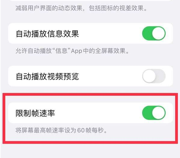 张湾苹果13维修分享iPhone13 Pro高刷设置方法 