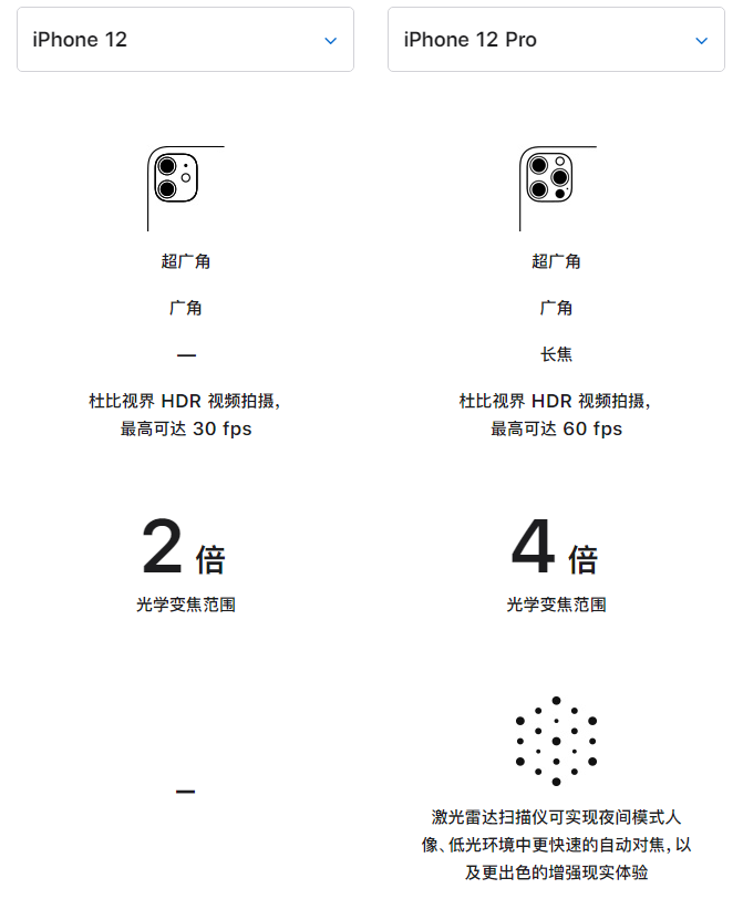 张湾苹果手机维修分享苹果 iPhone 12 与 iPhone 12 Pro 选哪款 